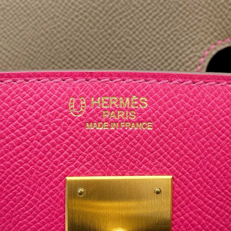 エルメス バーキン30 ローズショッキング/エトゥープ/ウルトラバイオレット/マットゴールド金具 エプソン X刻印 SPO HERMES Birkin