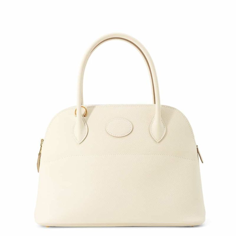 エルメス ハンドバッグ ボリード27 クレ/ゴールド金具 エプソン Y刻印 HERMES 2wayショルダー