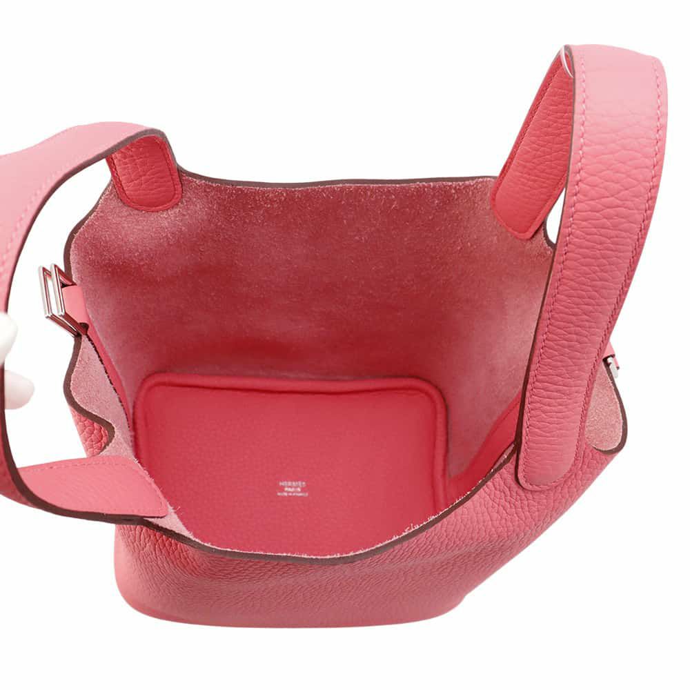 エルメス ハンドバッグ ピコタンロックPM ローズアザレ/シルバー金具 トリヨンクレマンス W刻印