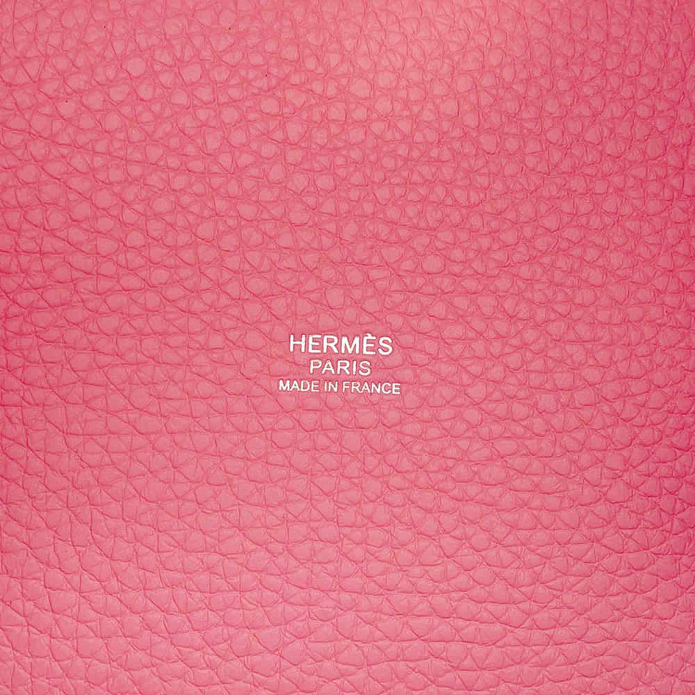エルメス ハンドバッグ ピコタンロックPM ローズアザレ/シルバー金具 トリヨンクレマンス W刻印