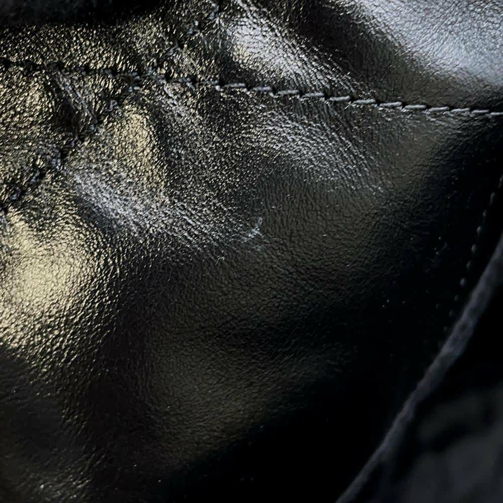 シャネル ハンドバッグ CHANEL 22 マトラッセ スモール シャイニーカーフ AS3260 ショルダーバッグ ポーチ付き 黒