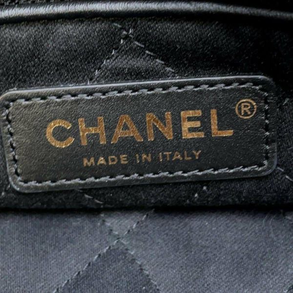 シャネル ハンドバッグ CHANEL 22 マトラッセ スモール シャイニーカーフ AS3260 ショルダーバッグ ポーチ付き 黒