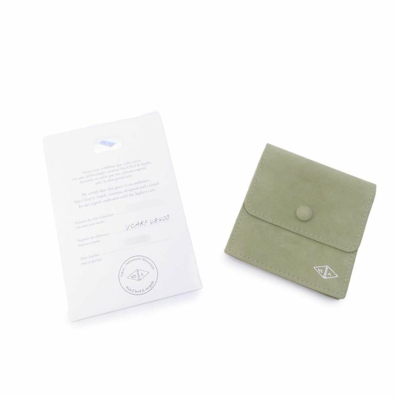 ヴァンクリーフ＆アーペル ブレスレット ヴィンテージ アルハンブラ 5モチーフ マザーオブパール K18WGホワイトゴールド VCARF48400