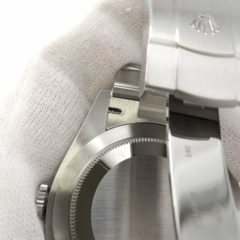 ロレックス オイスターパーペチュアル41 ランダムシリアル ルーレット 124300 ROLEX 腕時計 グリーン文字盤