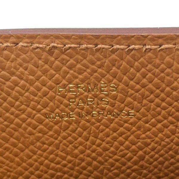 エルメス フォンケース ウェイ ゴールド/ナタ/オレンジ/ゴールド金具 エプソン U刻印 フォンショルダー
