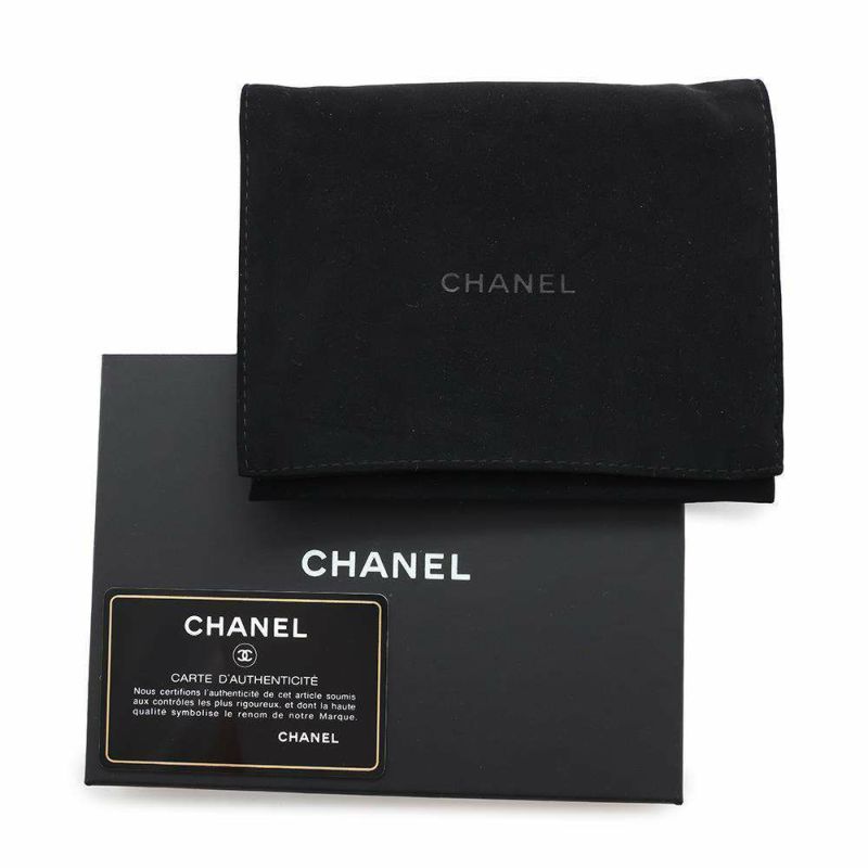 シャネル 三つ折り財布 マトラッセ ココマーク クラシック スモール フラップ ウォレット AP0230 CHANEL 財布 黒