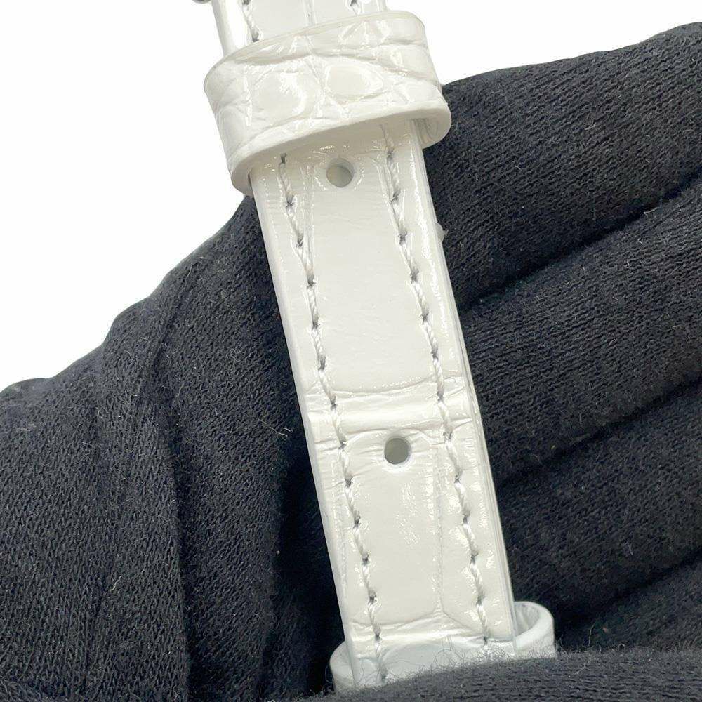 ルイヴィトン ハンドバッグ アリゲーター カプシーヌMINI N93701 LOUIS VUITTON 2wayバッグ 白 ホワイト