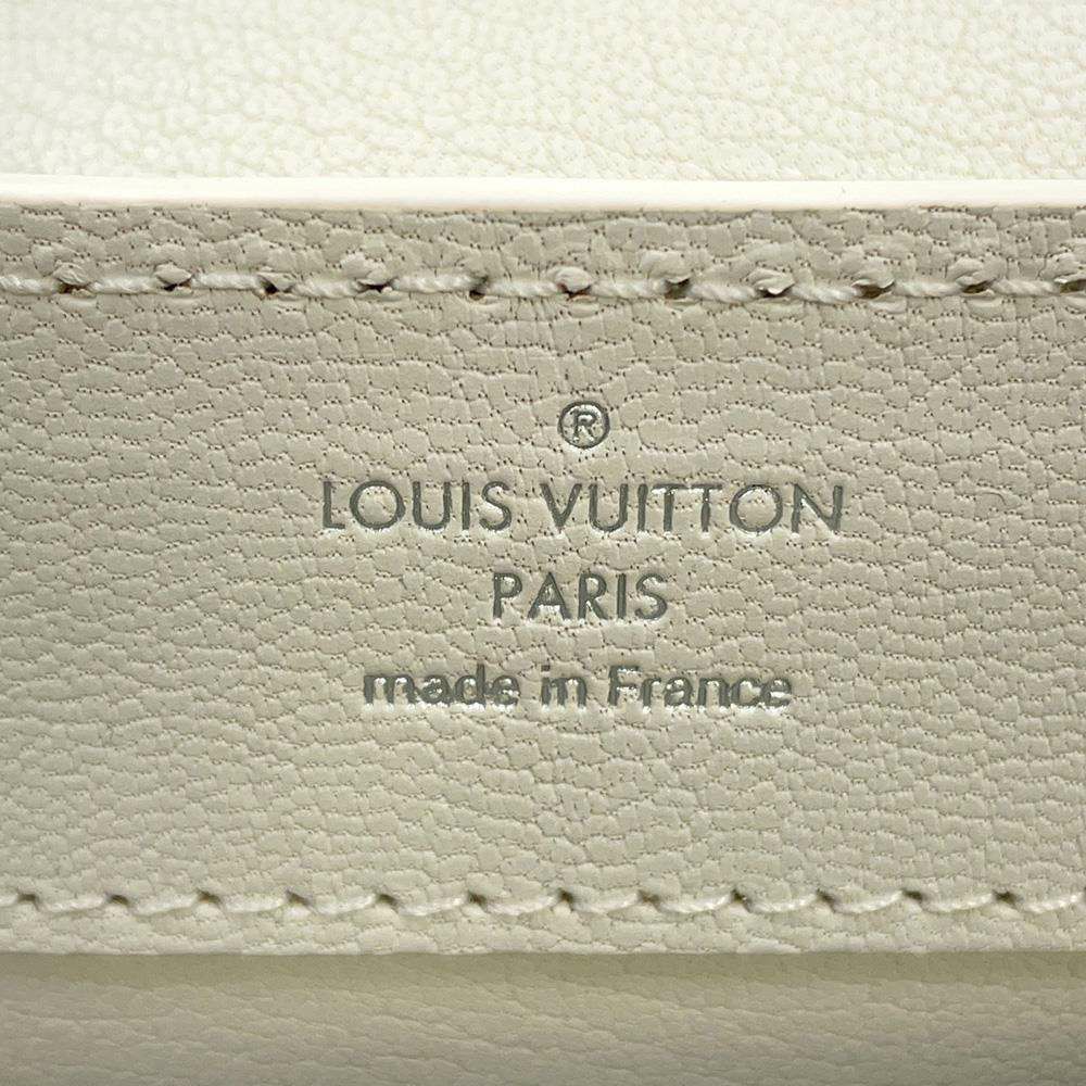 ルイヴィトン ハンドバッグ アリゲーター カプシーヌMINI N93701 LOUIS VUITTON 2wayバッグ 白 ホワイト