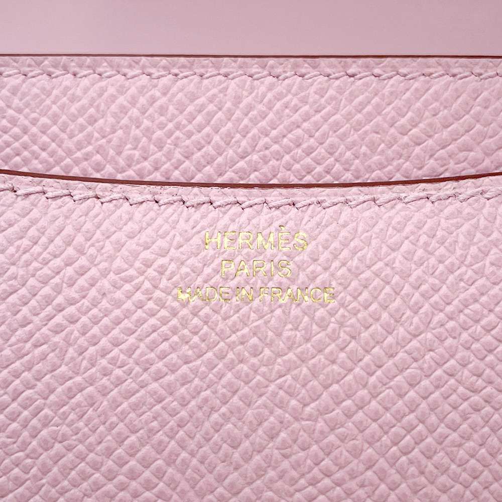 エルメス ショルダーバッグ ミニ コンスタンス3 モーヴシルベストル/ピンクゴールド金具 エプソン U刻印