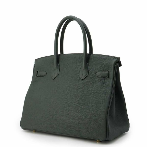 エルメス バーキン30 ヴェールフォンセ/ゴールド金具 トゴ W刻印 HERMES Birkin ハンドバッグ
