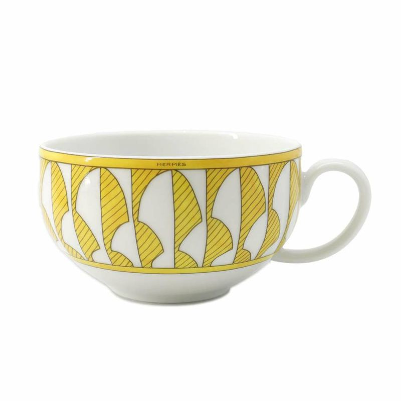エルメス ティーカップ ソーサー ソレイユ 2客セット 200ml HERMES 食器 陶器 ギフト ポーセリン 白