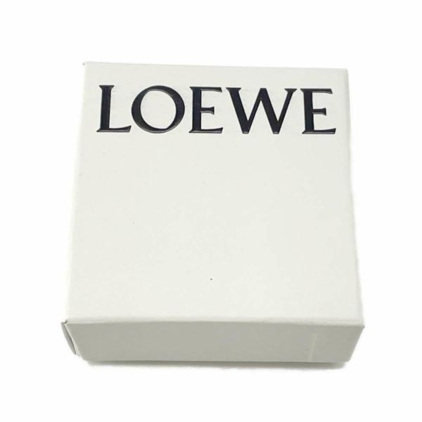 ロエベ バングル アナグラム ツイストバングル カーフレザー サイズM J920240X17 LOEWE アクセサリー 黒 ブレスレット