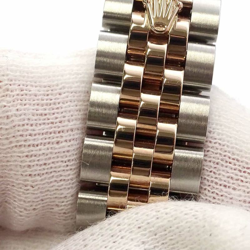 ロレックス レディ デイトジャスト SS/K18PG 279171 ROLEX 腕時計 オーベルジーヌ文字盤 10PD