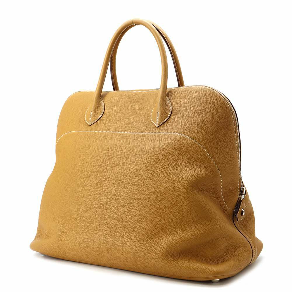 エルメス ボリードリラックス45 ナチュラルサブレ/シルバー金具 トリヨンノヴィーヨ Y刻印