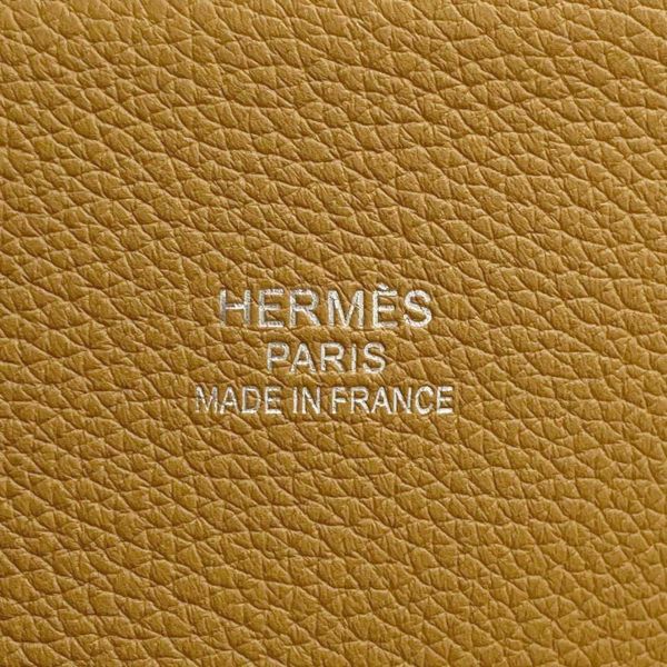 エルメス ボリードリラックス45 ナチュラルサブレ/シルバー金具 トリヨンノヴィーヨ Y刻印