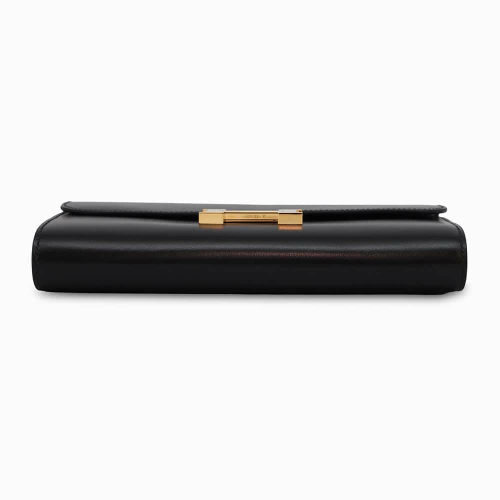 エルメス 長財布 コンスタンス トゥーゴー ロング ブラック/ゴールド金具 ボックスカーフ B刻印 黒