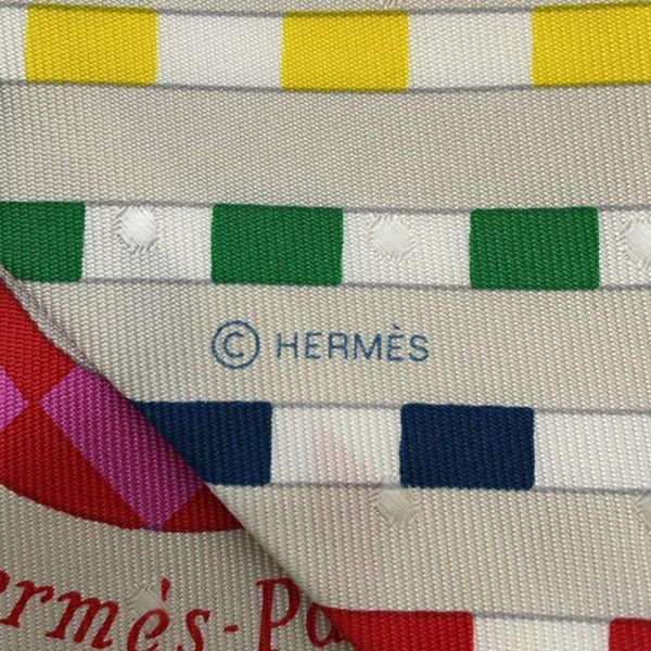 エルメス スカーフ ツイリー モダンなバックル Bouclerie moderne HERMES シルク 2023秋冬