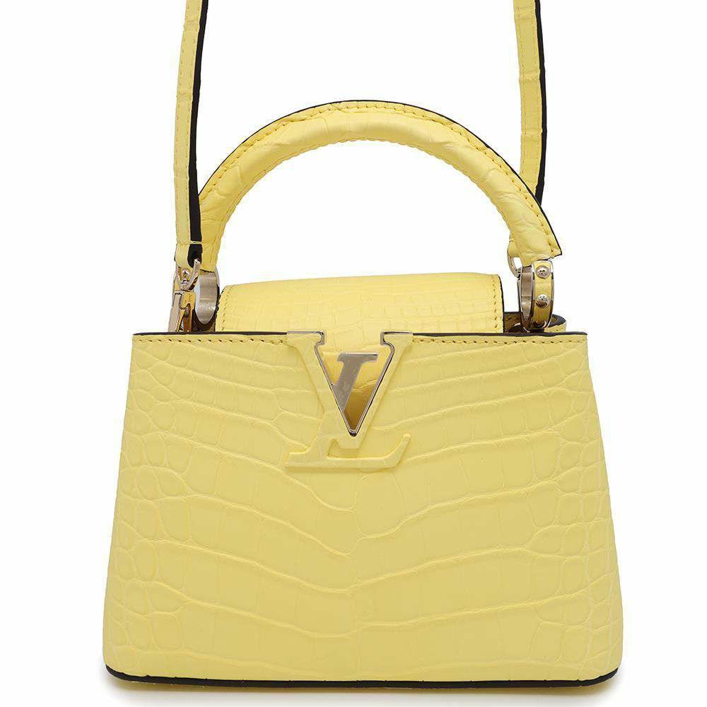 ルイヴィトン ハンドバッグ アリゲーターマット カプシーヌMINI N82789 LOUIS VUITTON 2wayバッグ