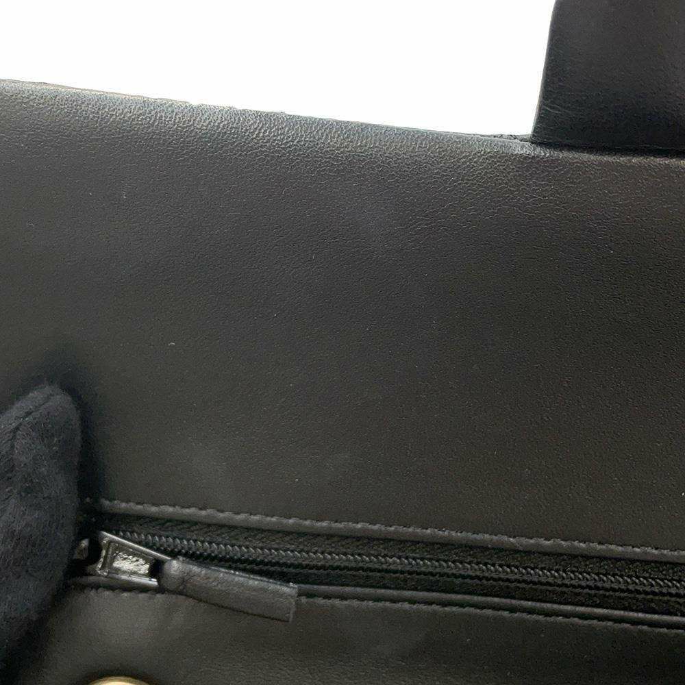 シャネル チェーンショルダーバッグ マトラッセ25 ココマーク ラムスキン ダブルチェーン A01112 CHANEL 黒