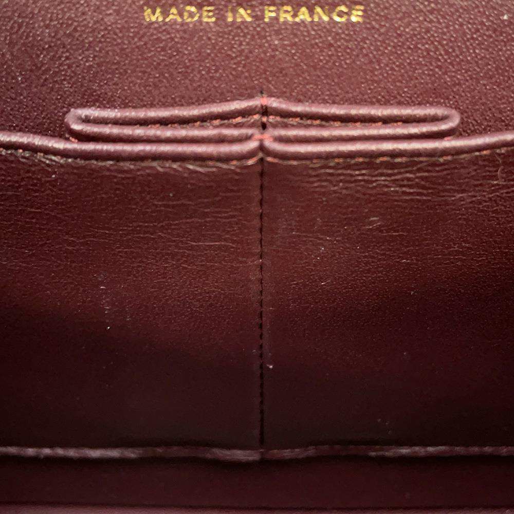 シャネル チェーンショルダーバッグ マトラッセ25 ココマーク ラムスキン ダブルチェーン A01112 CHANEL 黒