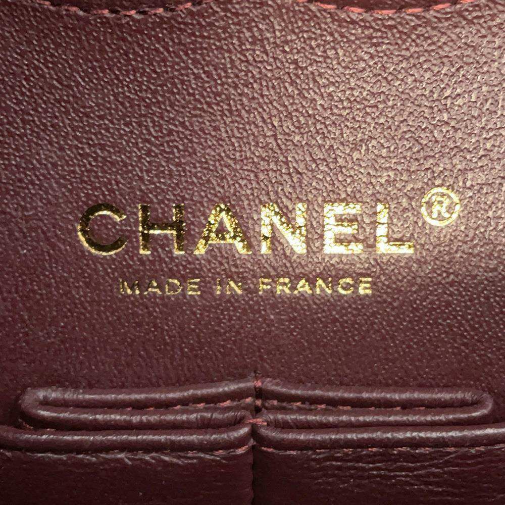 シャネル チェーンショルダーバッグ マトラッセ25 ココマーク ラムスキン ダブルチェーン A01112 CHANEL 黒