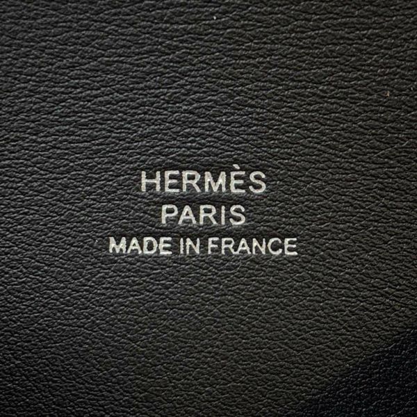 エルメス カードケース カルヴィ ブラック ボックスカーフ U刻印 HERMES 名刺入れ 黒