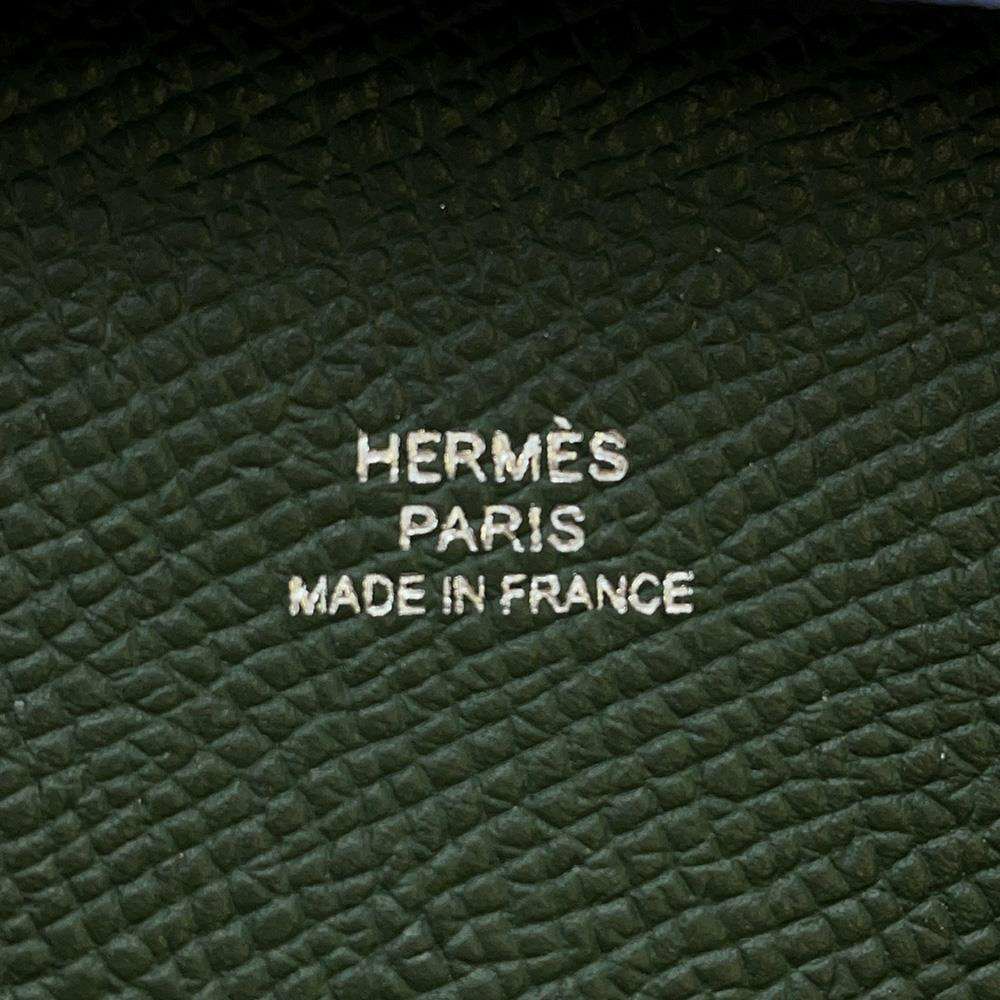 エルメス コインケース バスティア ヴェルソ ブルーサフィール/ヴェールアングランス エプソン U刻印