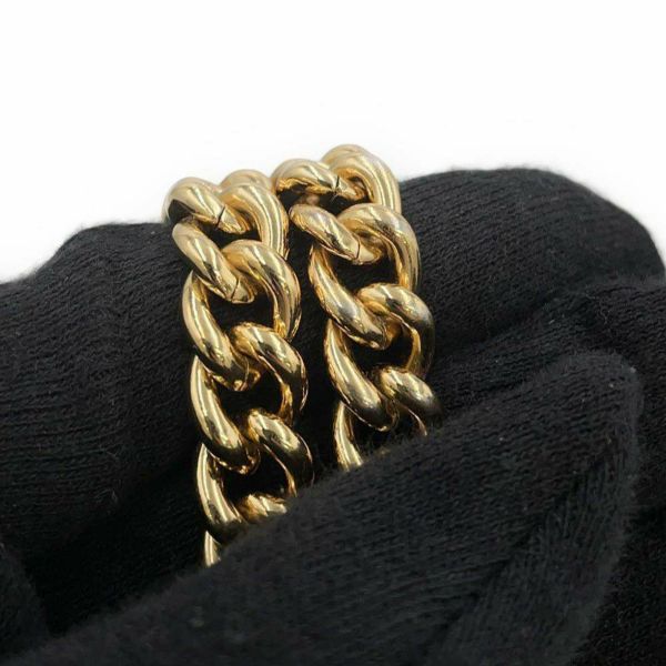 グッチ チェーンウォレット GGマーモント ミニバッグ レザー 497985 GUCCI 長財布 黒