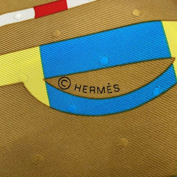 エルメス スカーフ カレ70 プリュムティ モダンなバックル シルク 刺繍 HERMES 2023秋冬