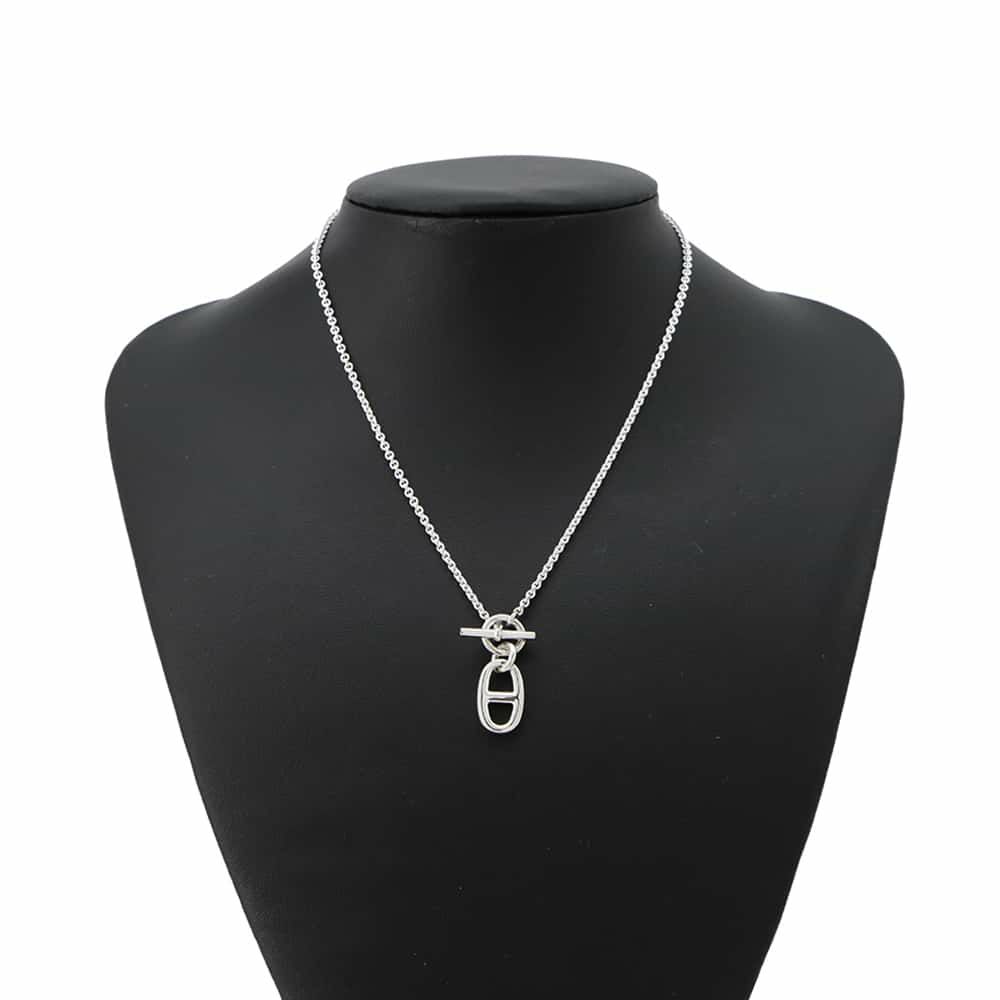 エルメス ネックレス シェーヌダンクル アミュレット SV925シルバー HERMES ペンダント ジュエリー