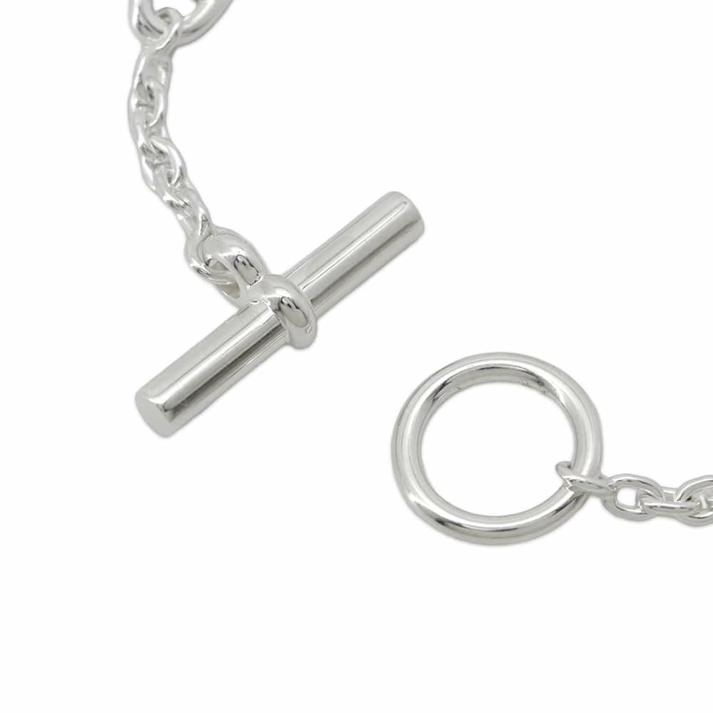 エルメス ブレスレット シェーヌダンクル ファランドール SV925シルバー サイズST HERMES ジュエリー