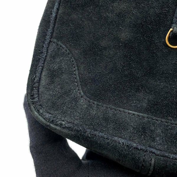 エルメス ショルダーポーチ ミニミニトリム ブラック/ゴールド金具 ドブリス 〇U刻印 黒