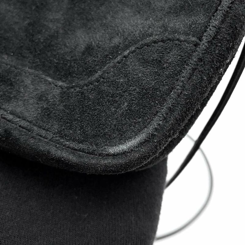 エルメス ショルダーポーチ ミニミニトリム ブラック/ゴールド金具 ドブリス 〇U刻印 黒