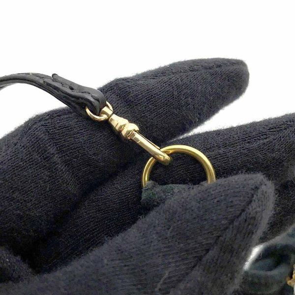 エルメス ショルダーポーチ ミニミニトリム ブラック/ゴールド金具 ドブリス 〇U刻印 黒