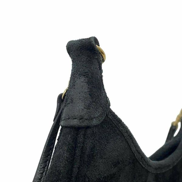 エルメス ショルダーポーチ ミニミニトリム ブラック/ゴールド金具 ドブリス 〇U刻印 黒