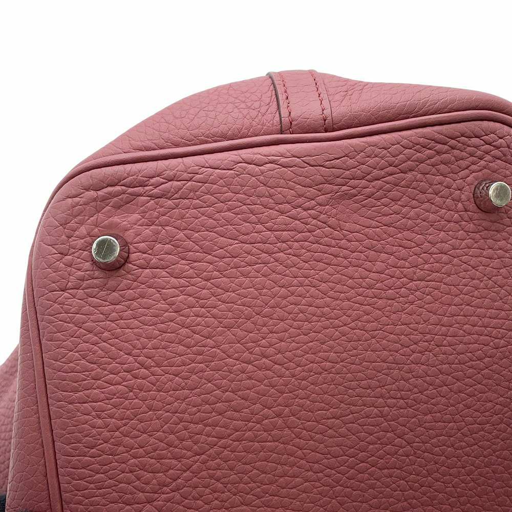 エルメス ハンドバッグ ピコタンロックMM ローズウッド/シルバー金具 トリヨンクレマンス □O刻印