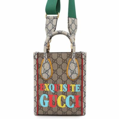 グッチ ショルダーバッグ EXQUISITE ミニ GGスプリーム 699406 GUCCI 2wayハンドバッグ トート