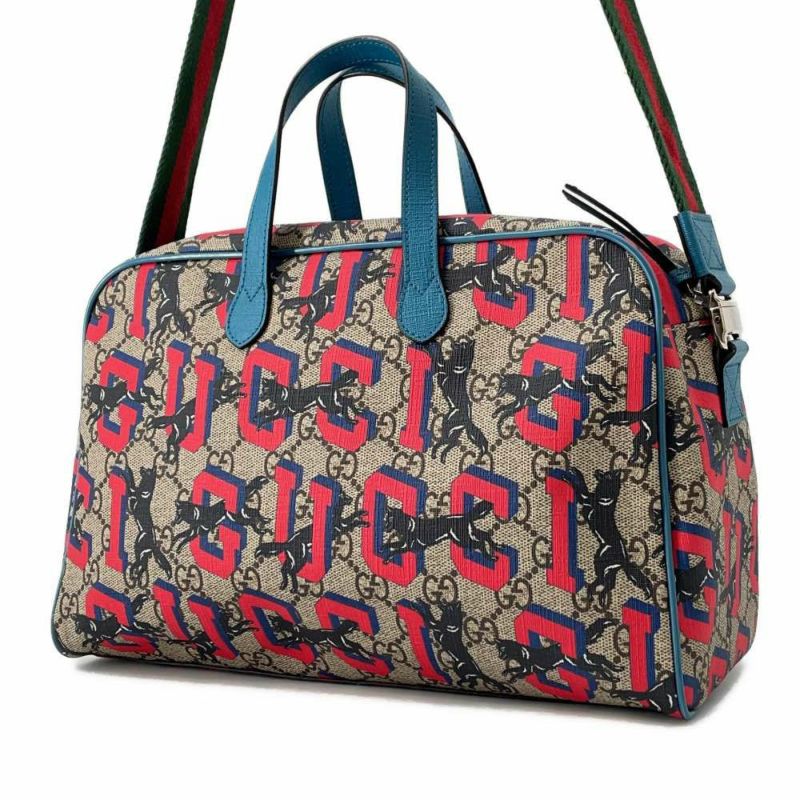 グッチ ハンドバッグ GGスプリーム チルドレンズ ウルフ 527797 GUCCI 2wayショルダーバッグ