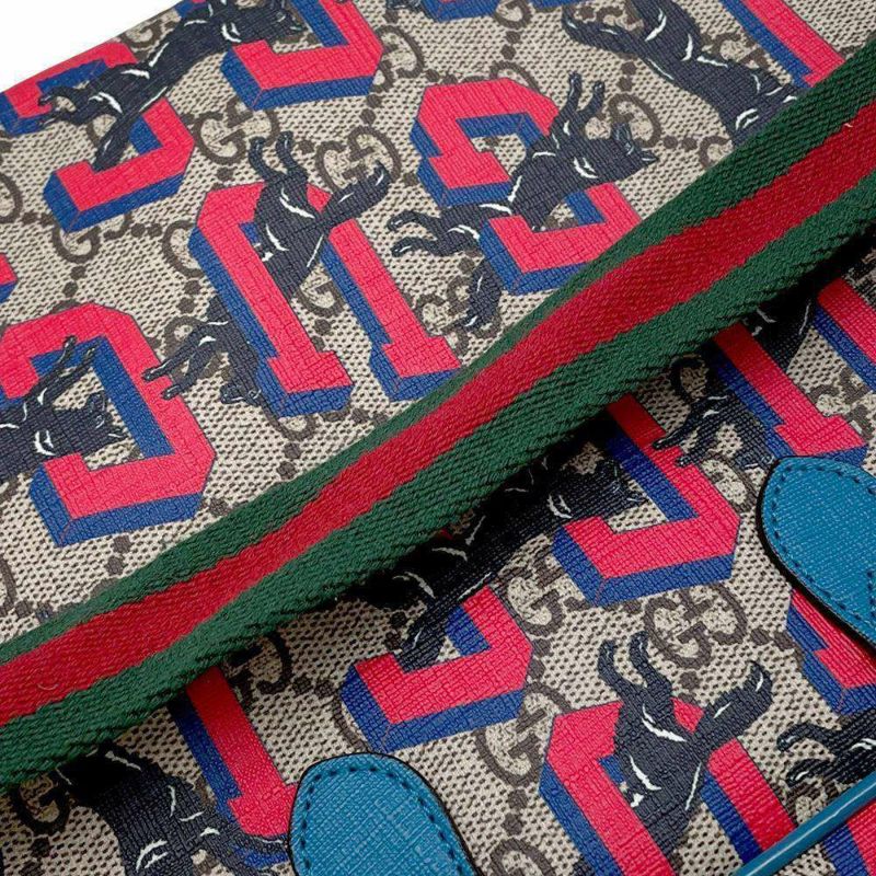 グッチ ハンドバッグ GGスプリーム チルドレンズ ウルフ 527797 GUCCI 2wayショルダーバッグ