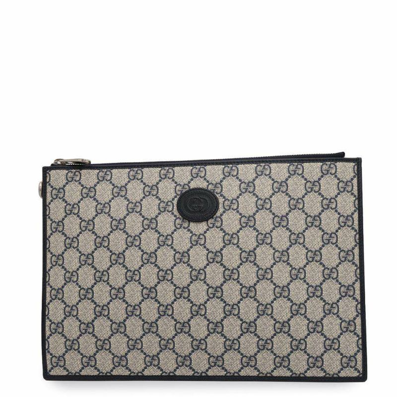 グッチ クラッチバッグ インターロック GGスプリームキャンバス 672953 GUCCI バッグ