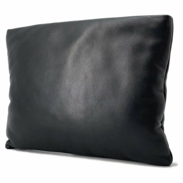 サンローランパリ クラッチバッグ パフィーポーチ ラージ  レザー 779526AADA11000 SAINT LAURENT PARIS バッグ 黒