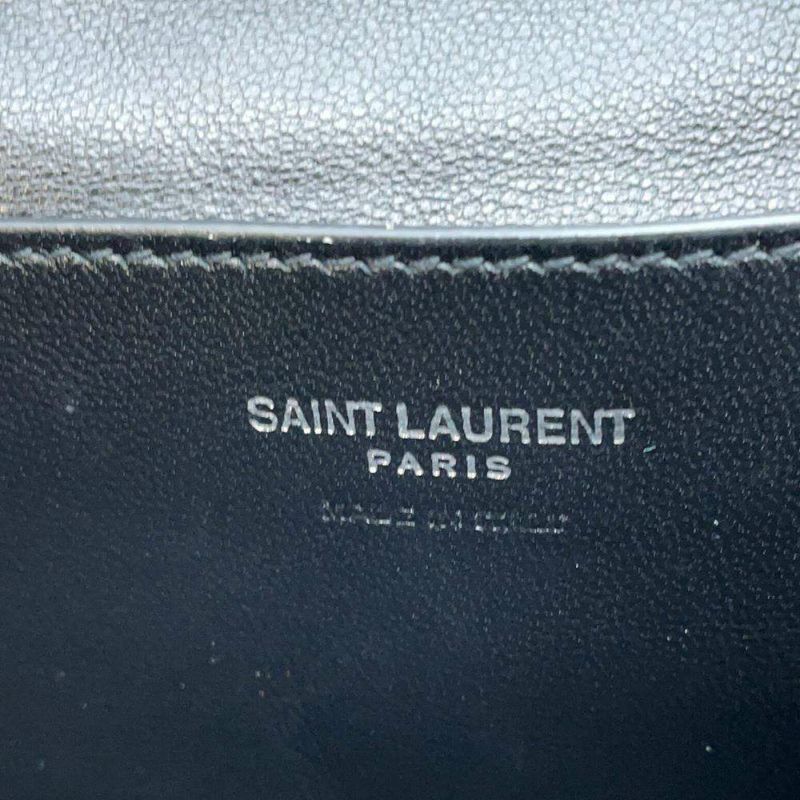 サンローランパリ クラッチバッグ パフィーポーチ ラージ  レザー 779526AADA11000 SAINT LAURENT PARIS バッグ 黒
