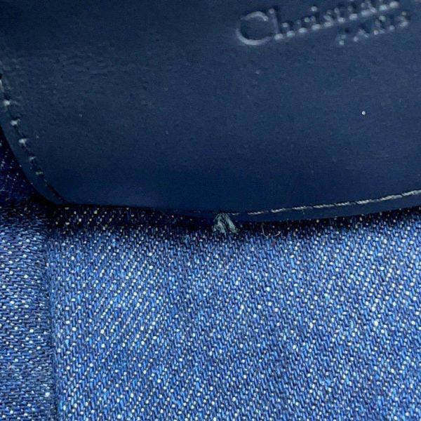 クリスチャン・ディオール チェーンショルダーバッグ ディオールスター オブリーク ホーボーバッグ デニム S3202UDCE トロッター