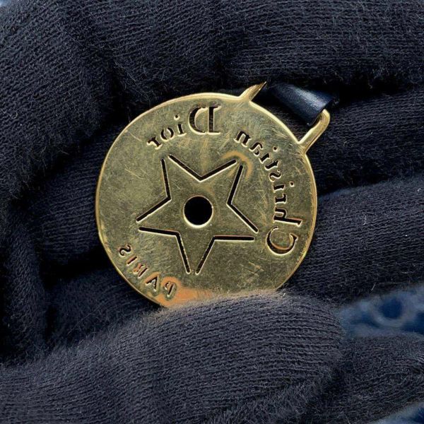 クリスチャン・ディオール チェーンショルダーバッグ ディオールスター オブリーク ホーボーバッグ デニム S3202UDCE トロッター