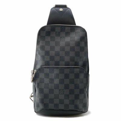 ルイヴィトン ボディバッグ ダミエ・グラフィット アヴェニュー・スリングバッグ N41719 LOUIS VUITTON 黒 ブラック 安心保証