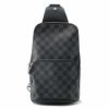 ルイヴィトン ボディバッグ ダミエ・グラフィット アヴェニュー・スリングバッグ N41719 LOUIS VUITTON 黒 ブラック
