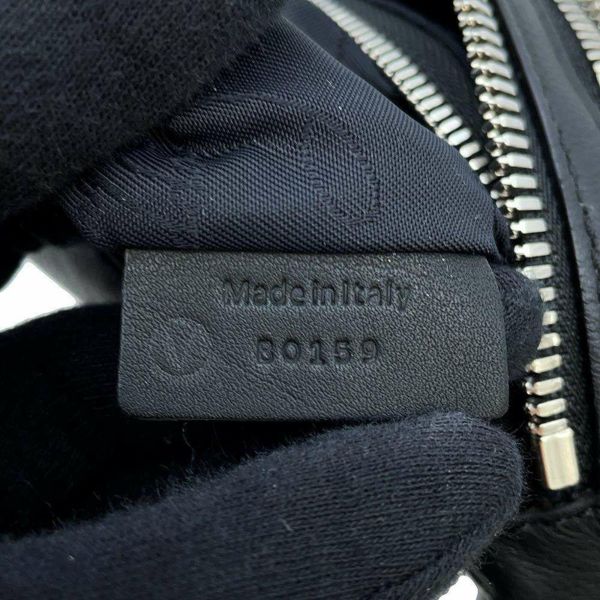 ベルルッティ ボディバッグ ナイロン レザー Berluti 黒 白 マルチカラー