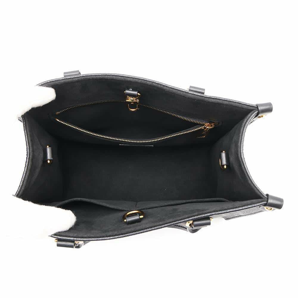 ルイヴィトン ハンドバッグ モノグラム・アンプラント オンザゴーPM M45653 黒 ブラック 2way ショルダーバッグ