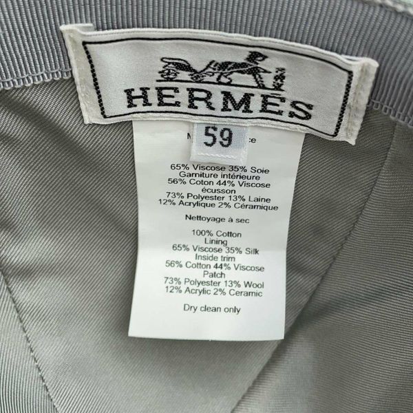 エルメス キャップ デイヴィス キャップ Hセリエ サイズ59 HERMES