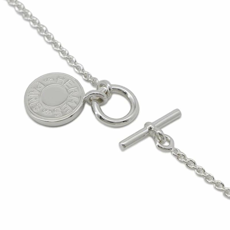 エルメス ネックレス アミュレット H エクスリブリス コンフェッティ セリエ SV925シルバー HERMES ジュエリー